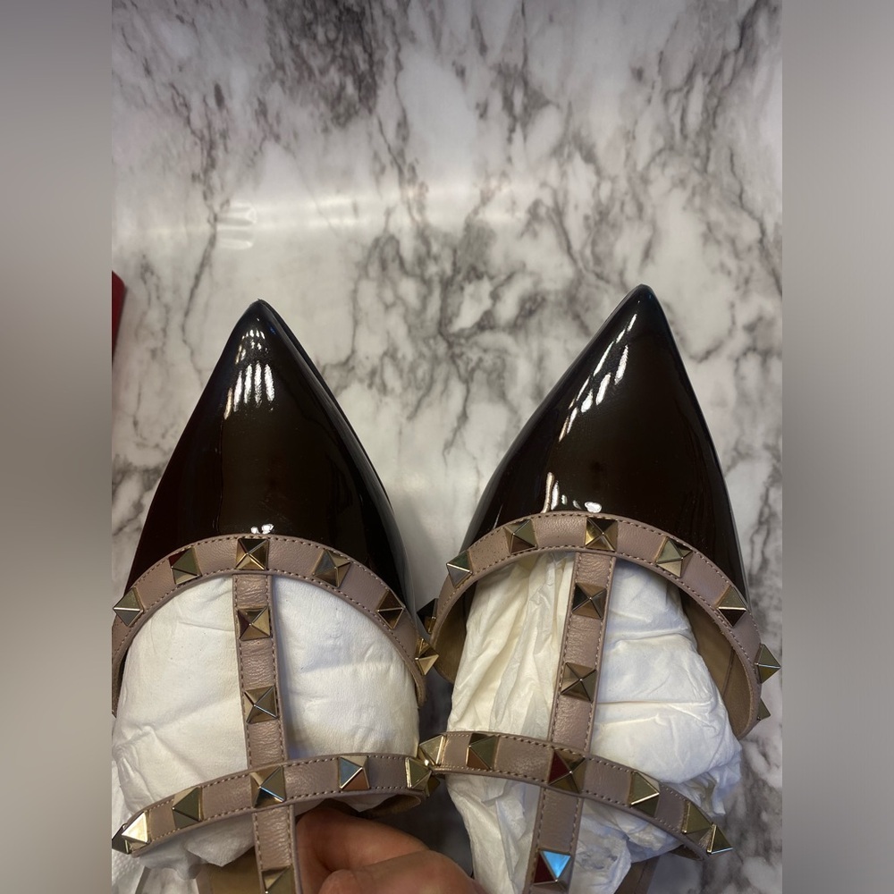 Valentino Rockstud Flats Mules size 8.5 - Picture 5 of 10